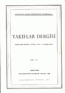 Vakıflar Dergisi Sayı: 6 Tıpkıbasım