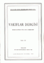 Vakıflar Dergisi Sayı: 7 Tıpkıbasım