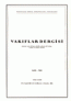 Vakıflar Dergisi Sayı: 8 Tıpkıbasım