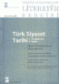 Türkiye Araştırmaları Literatür Dergisi - 
Cilt: 1 - Sayı: 2 (2003)
