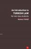 An İntroduction To Turkish Law