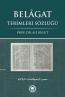 Belagat Terimleri Sözlüğü
