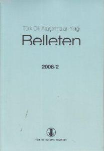 Türk Dili Araştırmaları Yıllığı - Belleten 2008 / 2