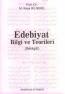 Edebiyat Bilgi ve Teorileri Edebiyat Bilgi ve Teorileri