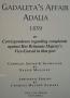 Gadaleta's Affair Adalia 1859