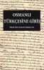 Osmanlı Türkçesine Giriş