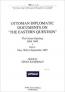 Ottoman Diplomatic Documents on the Eastern Question Ottoman Diplomatic Documents on the Eastern Question