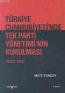 Türkiye Cumhuriyeti'nde Tek-parti Yönetimi'nin Kurulması (1923-1931)