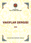 Vakıflar Dergisi XXIX. Sayı