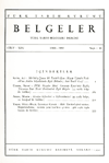 Belgeler: Türk Tarih Belgeleri Dergisi - CİLT: XIV / 1989-1992 / Sayı: