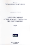 Lord Strangford at The Sublime Porte (1821) : The Eastern Crisis Theop