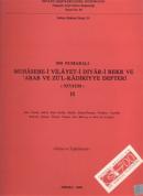 998 Numaralı Muhasebe-i Vilayet-i Diyar-i Bekr ve 'Arab ve Zü'l - Kadi