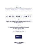 A Plea for Turkey A. H. Layard