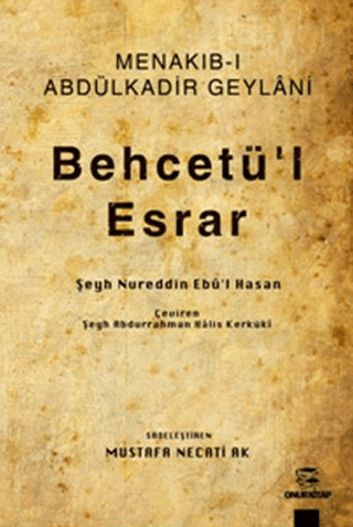 Behcetü'l Esrar Menakıb-ı Abdülkadir Geylani