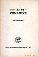 Belagat-ı Osmaniye (Tıpkıbasım) Ahmet Cevdet Paşa