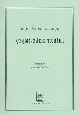 Çeşmi-zade Tarihi Vasıf Tarihi'nin Kaynaklarından