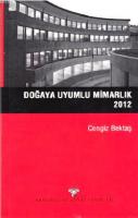 Doğaya Uyumlu Mimarlık 2012 %10 indirimli Cengiz Bektaş