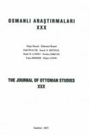 Osmanlı Araştırmaları 30 / The Journal of Ottoman Studies 30