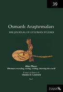 Osmanlı Araştırmaları 39 / The Journal of Ottoman Studies 39 - Other P