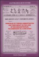 The Principles of Turkish Administration and their Impact on the Lives of Non-Muslim Peoples: the Armenians as a Case Study