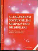 Uluslararası Sözlük Bilimi Sempozyumu Bildirileri
