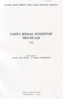 Yahya Kemal Enstitüsü Mecmuası 3